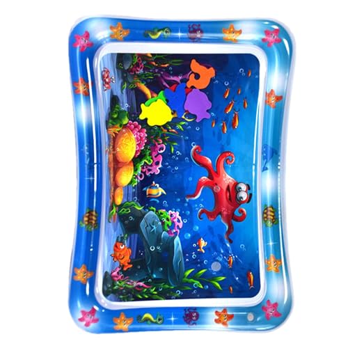 Wassermatte für Katzen – Aufblasbare Wassermatte für Kinder, interaktives Katzenspielzeug, Sommerwasser-Pad, 50 x 70 cm, -Thema, verbessert die motorischen Fähigkeiten, Aktivitätszentrum-Matte von ARIOU