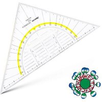 ARISTO AR1555/2 Geodreieck 22,5 cm mit Griff, Facette und Tuschenoppen ARISTO AR1555/2 Geodreieck 22,5 cm mit Griff, Facette und Tuschenoppen von ARISTO