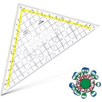 ARISTO AR1650/2 TZ-Dreieck 22,5 cm mit Griff, Facette und Tuschenoppen ARISTO AR1650/2 TZ-Dreieck 22,5 cm mit Griff, Facette und Tuschenoppen von ARISTO