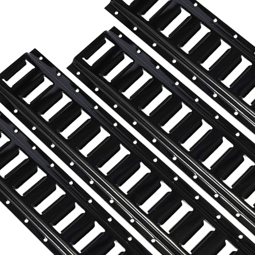 ARMORLOGISTICS E-Track Tie-Down Rail Kit, 4' E Track Rail 4 Pack for Garages, Vans, Trailers, Motorcycle Tie Downs, Powder Coat, 2.7 kg Breaking Strength ARMORLOGISTICS E-Track Tie-Down Rail Kit, 4' E Track Rail 4 Pack for Garages, Vans, Trailers, Motorcycle Tie Downs, Powder Coat, 2.7 kg Breaking Strength von ARMORLOGISTICS