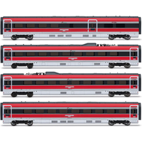 ARNOLD HN3513 N 4-tlg. Set Zwischenwagen Frecciarossa ETR 1000 „Ducati“ Farbgebung, FS Trenitalia, Ep. VI von ARNOLD