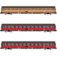 ARNOLD HN4391 N 3-tlg. Set 2. Klasse Reisezugwagen EuroCity „Mozart", ÖBB , Ep. IV-V ARNOLD HN4391 N 3-tlg. Set 2. Klasse Reisezugwagen EuroCity „Mozart", ÖBB , Ep. IV-V von ARNOLD
