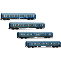 ARNOLD HN4420 N 4-tlg. Set OSShD Typ B Reisezugwagen "Touristenexpress", DR, Ep. III von ARNOLD