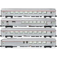 ARNOLD HN4499 N 4-tlg. Set Reisezugwagen „Mistral '69“ TEE „Jules Verne“, SNCF, Ep. IV von ARNOLD