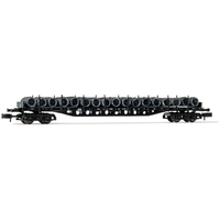 ARNOLD HN6464 N 4-achs. Flachwagen mit Rungen Sgjs716 mit Drahtrollen, DB, Ep. IV von ARNOLD