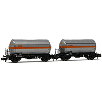 ARNOLD HN6479 N 2-tlg. Set 2-achs. Gaskesselwagen "SATI/UCB", SNCF, Ep. IV von ARNOLD