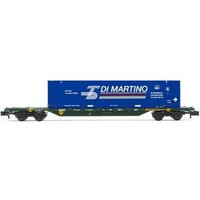 ARNOLD HN6585 N Containerwaggon Sgnss grün mit 45' Container „Di Martino" CEMAT, FS, Ep. VI ARNOLD HN6585 N Containerwaggon Sgnss grün mit 45' Container „Di Martino" CEMAT, FS, Ep. VI von ARNOLD