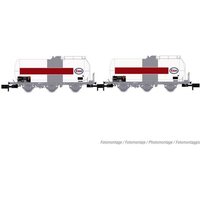 ARNOLD HN6610 N 2-tlg. Set 3-achs. Kesselwagen Uh "Esso", SNCF, Ep. IV von ARNOLD