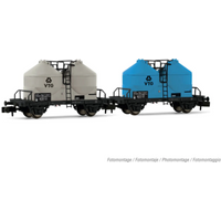 ARNOLD HN6640 N 2-tlg. Set 2-achs. Silowagen Ucs „VTG", DR, Ep. IV von ARNOLD