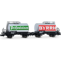 ARNOLD HN6702 N 2-tlg. Set 2-achs. Kesselwagen „BYRRH“ Farbgebung, SNCF, Ep. IV von ARNOLD
