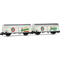 ARNOLD HN6749 N 2-tlg. Set 2-achs. Bierkühlwagen „Wernesgrüner”, DR, Ep. IV ARNOLD HN6749 N 2-tlg. Set 2-achs. Bierkühlwagen „Wernesgrüner”, DR, Ep. IV von ARNOLD
