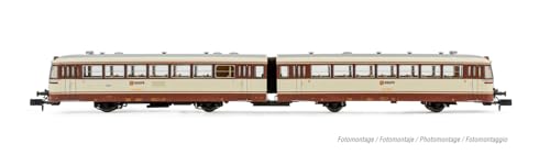 Arnold HN2353 RENFE, 2-teiliger Dieseltriebwagen 591500, cremebraune Estrella-Lackierung, Diesellokomotive epIV von ARNOLD