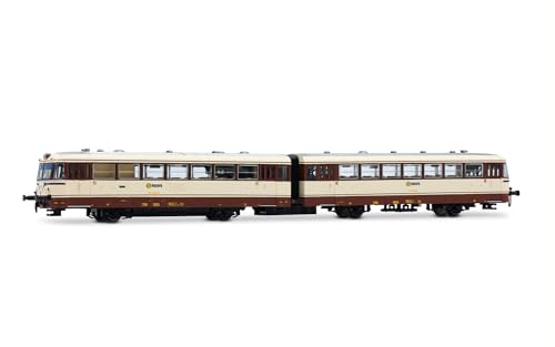 Arnold HN2353 RENFE, 2-teiliger Dieseltriebwagen 591500, cremebraune Estrella-Lackierung, Diesellokomotive epIV von ARNOLD