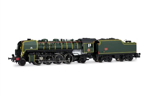 Arnold HN2545S SNCF, 141R 460 mit gemischten Speichen- und Boxpok-Rädern und genietetem Kohle-Tender, Green Livery, ep. III, mit DCC Sounddecoder Arnold HN2545S SNCF, 141R 460 mit gemischten Speichen- und Boxpok-Rädern und genietetem Kohle-Tender, Green Livery, ep. III, mit DCC Sounddecoder von ARNOLD