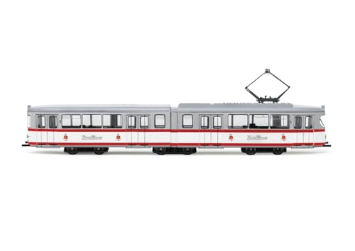 Arnold HN2604 Straßenbahn Duewag GT6, EIN Frontlicht, „König-Pilsener, Essen“, Folge. IV-V-Lok – elektrisch, Beige von ARNOLD