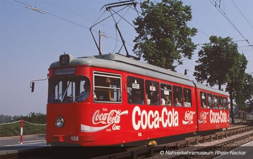 Arnold HN2605D Tram Duewag GT6, EIN Frontlicht, „Coca-Cola“, Folge. IV-V, mit DCC-Decoder. Lokomotive – elektrisch von ARNOLD
