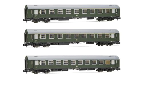 Arnold HN4421 DR, 3-Einheiten-Pack OSShD Typ B Reisebusse, grüne Lackierung, epIII, 1 x A plus 1 x AB plus 1 x Bc Reisezugwagen Arnold HN4421 DR, 3-Einheiten-Pack OSShD Typ B Reisebusse, grüne Lackierung, epIII, 1 x A plus 1 x AB plus 1 x Bc Reisezugwagen von ARNOLD