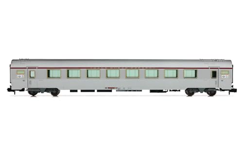 Arnold HN4445 SNCF, Tee „Paris – Ruhr“, A8u-Wagen, Silberne Lackierung, Ep. IV Rollmaterial – Reisezugwagen von ARNOLD