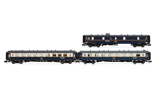 Arnold HN4490 CIWL, 3er-Packung Edelweiss Pullman Express, Set 1-2 (DD3, VP Fleche d'or, VPC Étoile du Nord), ep. II Personenwagen von ARNOLD