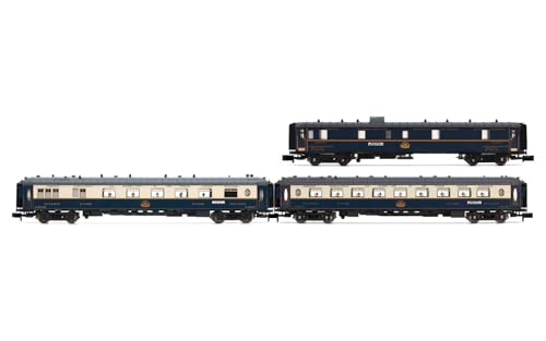 Arnold HN4491 CIWL, 3er-Packung Edelweiss Pullman Express, Set 2-2 (DD3, VPC Fleche d'Or, VP Étoile du Nord), Folge. II Personenwagen von ARNOLD