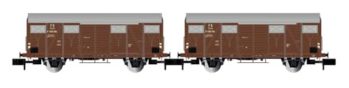 Arnold HN6573 FS 2-Einheiten-Pack Gs-Wagen, braune Lackierung, Periode III-Modell, Eisenbahnfahrzeuge – Waggons Arnold HN6573 FS 2-Einheiten-Pack Gs-Wagen, braune Lackierung, Periode III-Modell, Eisenbahnfahrzeuge – Waggons von ARNOLD