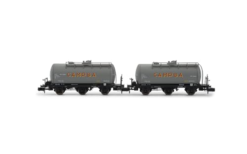 Arnold HN6674 RENFE, 2-teiliges Set 3-achsiger Kesselwagen CAMPSA, 2; lackierung, EpIII Güterwagen von ARNOLD