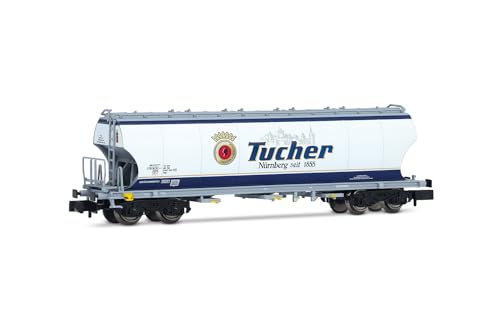 Arnold HN6708 4-Achser Müslischrichterwagen, hellblau lackiert, Tucher, ep. V-VI Güterwagen von ARNOLD