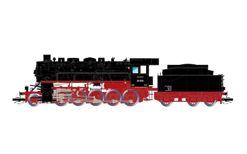 Arnold TT HN9067S DR, Dampflokomotive mit Tender, BR 58.40, 4-Kuppel-Kessel, 2 Spitzensignal, Ep. III, mit DCC-Sounddecoder Lok – Dampflok von ARNOLD