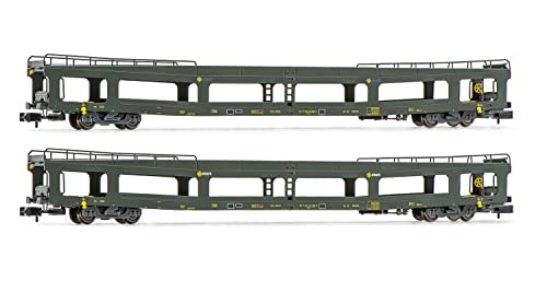 RENFE DDMA Autotransportwagen, 2 Stück, Originallackierung, Epoche IV RENFE DDMA Autotransportwagen, 2 Stück, Originallackierung, Epoche IV von ARNOLD