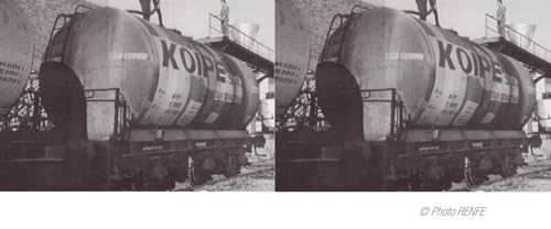 RENFE Tankwagen, 3 Achsen, 2 Stück, „Koype“-Lackierung, Epoche IV RENFE Tankwagen, 3 Achsen, 2 Stück, „Koype“-Lackierung, Epoche IV von ARNOLD