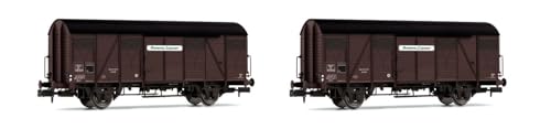 SNCF Haubenwagen „Provence Express“, 2 Achsen, 2 Stück, Typ Kv mit Holzwänden, Epoche III SNCF Haubenwagen „Provence Express“, 2 Achsen, 2 Stück, Typ Kv mit Holzwänden, Epoche III von ARNOLD