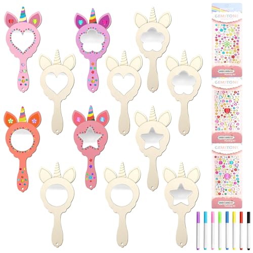 ARONRAVE 12 Stück Einhorn Spiegel Einhorn Basteln Holz basteln Kindergeburtstag Holz Holzspiegel zum Basteln Handspiegel Einhorn Deko Kindergeburtstag Für DIY Kinder Malen Kinder Geschenk Party ARONRAVE 12 Stück Einhorn Spiegel Einhorn Basteln Holz basteln Kindergeburtstag Holz Holzspiegel zum Basteln Handspiegel Einhorn Deko Kindergeburtstag Für DIY Kinder Malen Kinder Geschenk Party von ARONRAVE