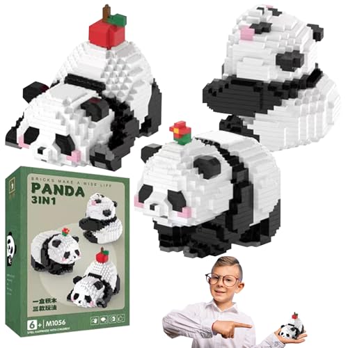 ARONRAVE 3 In1 Panda Mini Bausteine Klemmbausteine Tiere Figuren Klemmbausteine Panda Geschenke für Erwachsene Kinder ARONRAVE 3 In1 Panda Mini Bausteine Klemmbausteine Tiere Figuren Klemmbausteine Panda Geschenke für Erwachsene Kinder von ARONRAVE