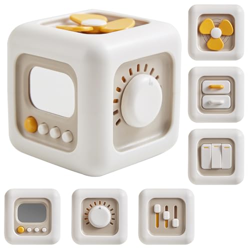 ARONRAVE Baby Spielzeug ab 1 Jahr Montessori Spielzeug ab 1 Jahr Busy Activity Cube Activity Würfel Sensorisches Spielzeug Motorikspielzeug Baby Fidget Toys Kleinkinder Geschenk für ab 18 Monate von ARONRAVE
