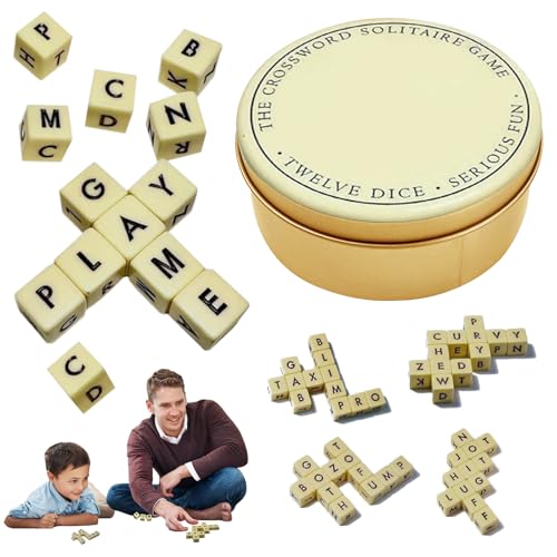 ARONRAVE Das Kreuzworträtsel Solitaire Spiel, 6 seitiges Scrabble Buchstaben Würfel Kreuzworträtsel Spiel Scrable Spiel lustiges Wortkombinationsspiel Educational Interactive Toys for Family ARONRAVE Das Kreuzworträtsel Solitaire Spiel, 6 seitiges Scrabble Buchstaben Würfel Kreuzworträtsel Spiel Scrable Spiel lustiges Wortkombinationsspiel Educational Interactive Toys for Family von ARONRAVE