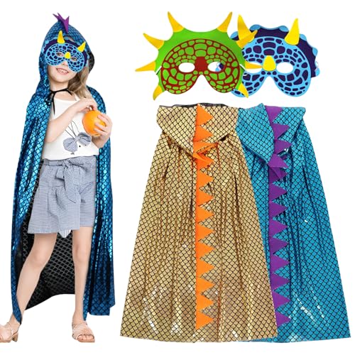 ARONRAVE 2 Stück Kinder Dinosaurier Umhang, Kostüm Kinder Jungen dinosaurier kostüm kinder mit Drachen Kostüm Kinder Dinosaurier Kostüm Halloween Karnival Kostüm Jungen Mädchen ARONRAVE 2 Stück Kinder Dinosaurier Umhang, Kostüm Kinder Jungen dinosaurier kostüm kinder mit Drachen Kostüm Kinder Dinosaurier Kostüm Halloween Karnival Kostüm Jungen Mädchen von ARONRAVE