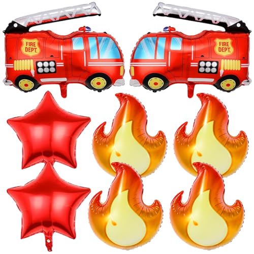 ARONRAVE Feuerwehrauto geburtstag Luftballon,8 StückKindergeburtstag Feuerwehrauto Deko Feuerwehrauto Luftballons Feuerwehr Deko Junge Kindergeburtstag Deko Feuerwehrmann Thema Party Deko ARONRAVE Feuerwehrauto geburtstag Luftballon,8 StückKindergeburtstag Feuerwehrauto Deko Feuerwehrauto Luftballons Feuerwehr Deko Junge Kindergeburtstag Deko Feuerwehrmann Thema Party Deko von ARONRAVE
