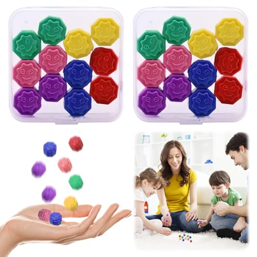 ARONRAVE 24 Stück Gonggi Korean Game Gonggi Korean Game Gonggi Koreanisches Traditionelles Spiel Gonggi Jack Stone Pebbles Set Gonggi traditionelles Koreanisches Spiel mit Spielsteinen von ARONRAVE