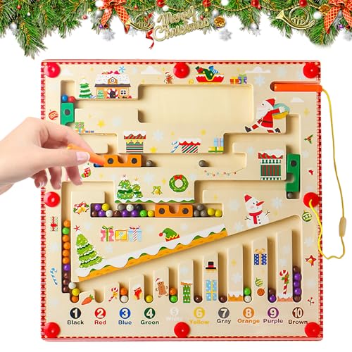 ARONRAVE Montessori Spielzeug Magnetspiel Labyrinth ab 2 3 4 5 6 Jahre, Magnetisches Farb und Zahlenlabyrinth Kinder Holzspielzeug Zahlen und Farben Lernspiele Motorikspielzeug ARONRAVE Montessori Spielzeug Magnetspiel Labyrinth ab 2 3 4 5 6 Jahre, Magnetisches Farb und Zahlenlabyrinth Kinder Holzspielzeug Zahlen und Farben Lernspiele Motorikspielzeug von ARONRAVE