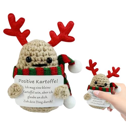 ARONRAVE Positive Potato weihnachtliche, Potato Christmas Pocket Hug Positive Kartoffel Positive Potato deutsch Geschenke für Freundin für Glücksbringer Geschenke mit Positiver Energie ARONRAVE Positive Potato weihnachtliche, Potato Christmas Pocket Hug Positive Kartoffel Positive Potato deutsch Geschenke für Freundin für Glücksbringer Geschenke mit Positiver Energie von ARONRAVE