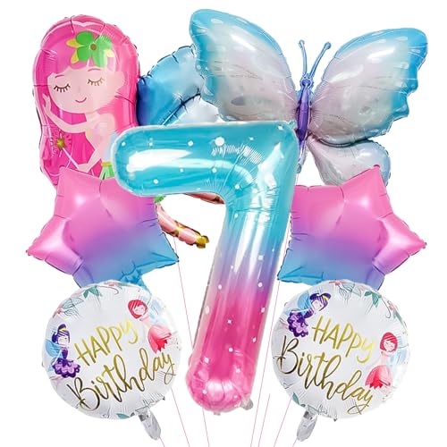 ARONRAVE 7 Jahre Schmetterling Deko Geburtstag Mädchen Schmetterling Folienballon 7 Jahre Mädchen Schmetterlings Ballons 7. Geburtstag für Schmetterling Themen Party ARONRAVE 7 Jahre Schmetterling Deko Geburtstag Mädchen Schmetterling Folienballon 7 Jahre Mädchen Schmetterlings Ballons 7. Geburtstag für Schmetterling Themen Party von ARONRAVE