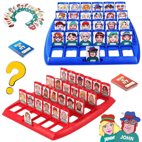 Wer Ist Es Spiel Wer ist es Lustiges Ratespiel Brettspiel wer Bin ich Spiel Who Whats Their Name Brettspiel für Kinder ab 6 Jahren für Erwachsene, Kinder, für Family Eltern Kinder Party von ARONRAVE