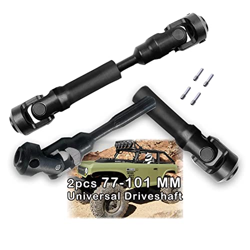 2 Stück RC Antriebswelle 77-101 mm für 1/10 SCX10, SCX10-II RTR (77-101 mm) von ARRCat