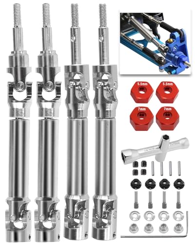 4 Stück Edelstahl-Antriebswelle CVD Upgrades Teil für 1/10 Traxxas Stampede VXL 4X4, Rustler VXL 4X4, Slash VXL 4X4 Platinum Ultimate, Hoss VXL 4X4 4WD, ARRCat vorne hinten #45 Antriebswelle mit Sechskant, Rot 4 Stück Edelstahl-Antriebswelle CVD Upgrades Teil für 1/10 Traxxas Stampede VXL 4X4, Rustler VXL 4X4, Slash VXL 4X4 Platinum Ultimate, Hoss VXL 4X4 4WD, ARRCat vorne hinten #45 Antriebswelle mit Sechskant, Rot von ARRCat