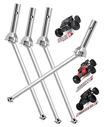 Antriebswellen-Achsen Upgrades Teil für 1/8 Arrma Outcast 6S BLX/Kraton 6S BLX/Notorious 6S BLX, ARRCat 4 Stück vorne hinten gehärtetes Metall #45 Antriebswelle Hop-up, (verbessert mehr Leistung Antriebswellen-Achsen Upgrades Teil für 1/8 Arrma Outcast 6S BLX/Kraton 6S BLX/Notorious 6S BLX, ARRCat 4 Stück vorne hinten gehärtetes Metall #45 Antriebswelle Hop-up, (verbessert mehr Leistung von ARRCat