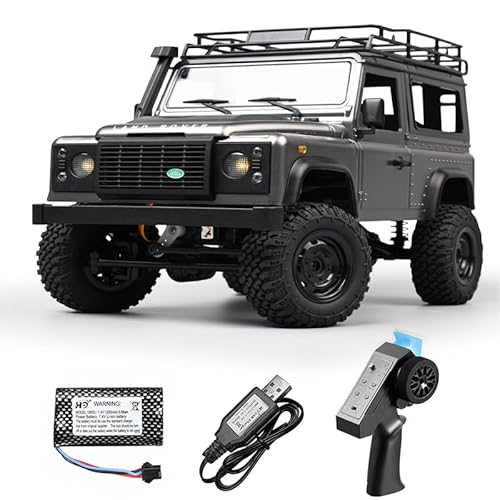 MN-99S RC Crawler, 1:12 Scale RC Rock Car, 4WD Off-Road RC Truck RTR, 2.4G Remote RC Land Rover Vehicle Models for Adults Hobby Gifts (Gray) von ARRIS