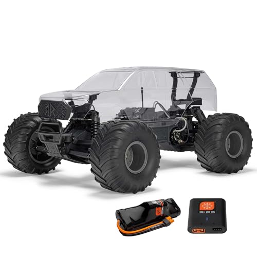 1/10 Gorgon 2WD RTA Kit Brushed Monster Truck (Battery & Charger Included), Clear von ARRMA