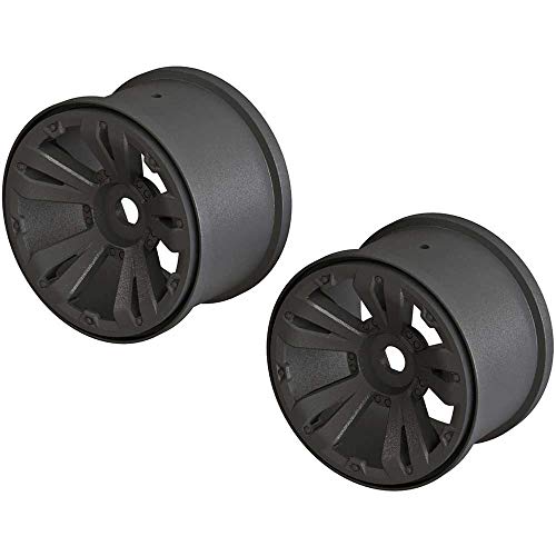1/10 Monster Truck Vorder/Hinten 3,8 Räder, 17 mm Hex Schwarz (2): KRATON 4x4 von ARRMA