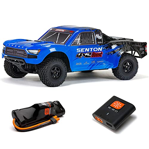 1/10 SENTON 4X2 Boost MEGA 550 Brushed Short Course Truck RTR with Battery & Charger, Blue von ARRMA