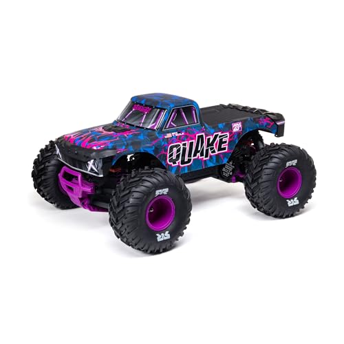 ARRMA 1:10 Quake 223S DSC 2WD RTR Brushless Monster Truck Basher – Ready-to-Run, bis 80 km/h schnell, Robustes Design, 2S/3S kompatibel, ohne Akku & Ladegerät, Lila von ARRMA